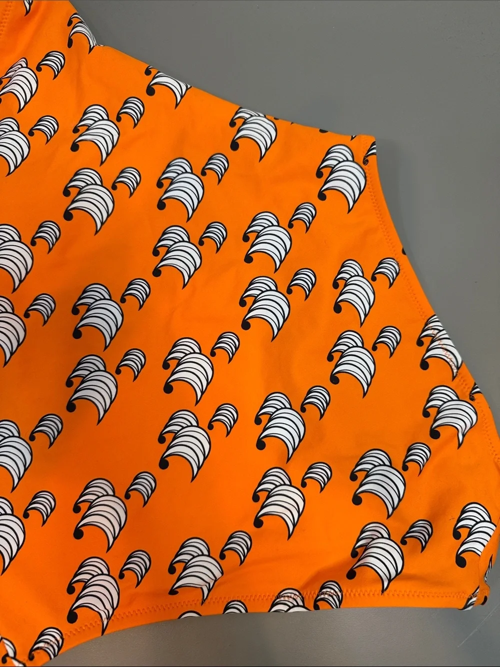 ODYSSEYTEN ORANGE ONE SHOULDER SWIMSUIT LARGE